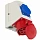 Розетка декоративная стандартов CEE/SCHUKO IP44